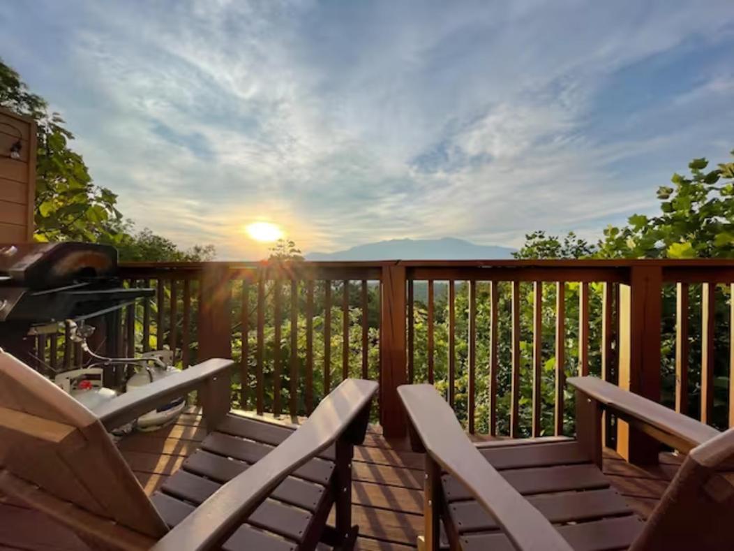 Heavenly View - Bear Themed Cabin, Hottub, Dog-Friendly, Near Гатлінбург Екстер'єр фото